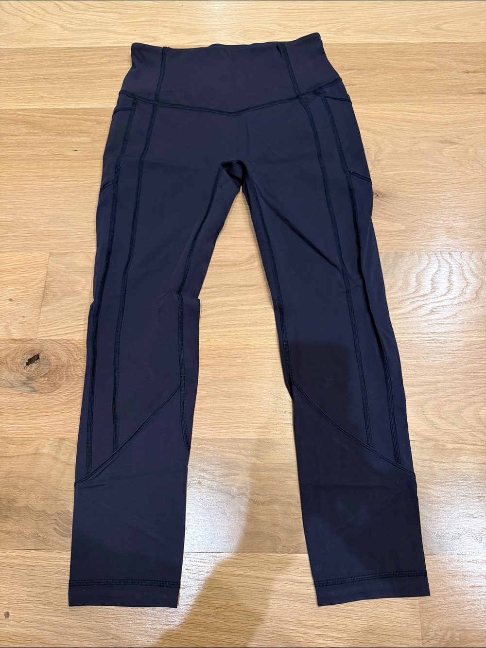 lululemon athletica Navy HW legging with pockets